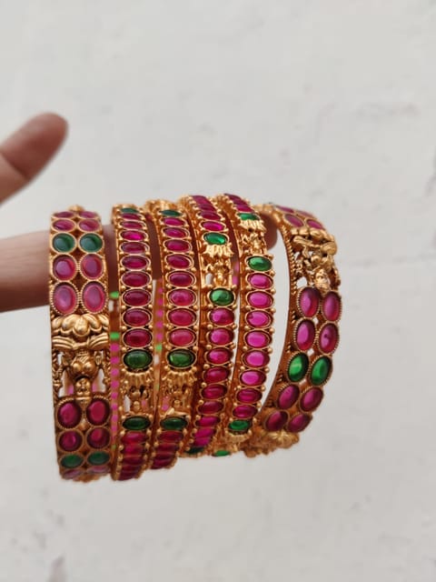 Matte kemp bangles