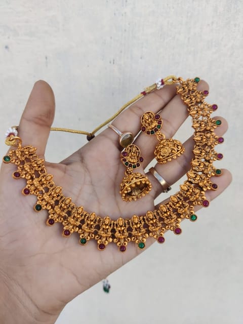 Temple necklace set