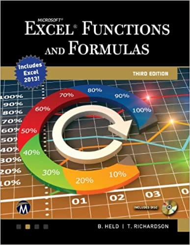 Microsoft Excel 2013 Functions and Formulas 3/e