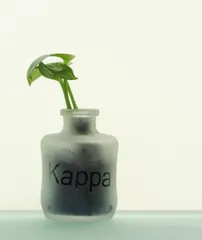 Wonky Bottle Planter SOIL with Plant - Custom Name