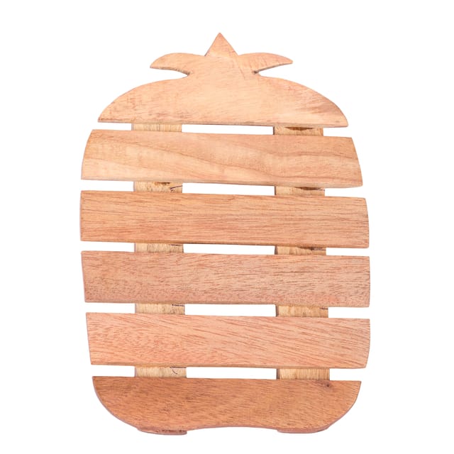 Wooden Pineapple Coaster