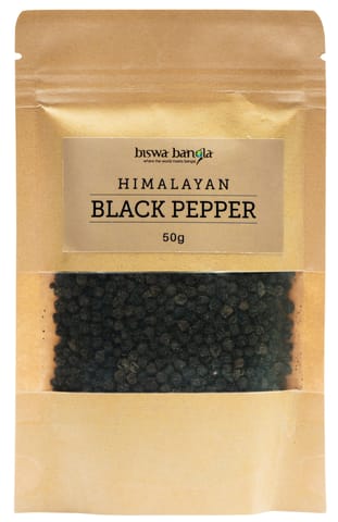 Himalayan Black Pepper -  Pack of 2 (50g each)