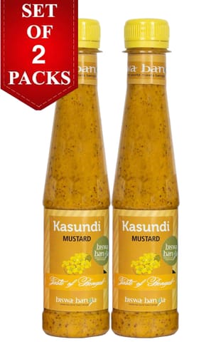 400g Kasundi (Mustard Sauce) - Set of 2 Packs (200g each)