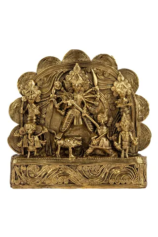 Dokra Table Top Durga Set