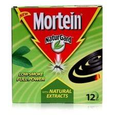 MORTEIN - NATURGARD WITH NATURAL EXTRACTS - LOW SMOKE CILS - 10 COILS