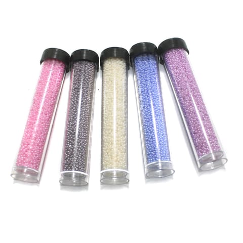 5 Colors Preciosa Seed Beads Combo MultiColor 11`0