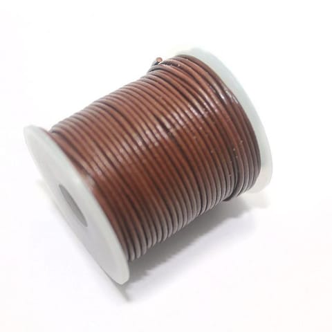 Leather Cord 2mm Brown
