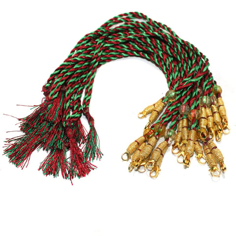12 Pcs Necklace Backrope Dori Multicolor
