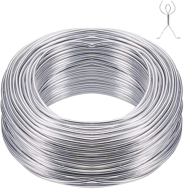 Aluminium Craft Wire Silver 10 Mtrs, Size 2 mm