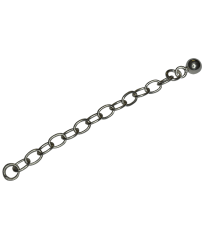 92.5 Sterling Silver Ball Chain Extension