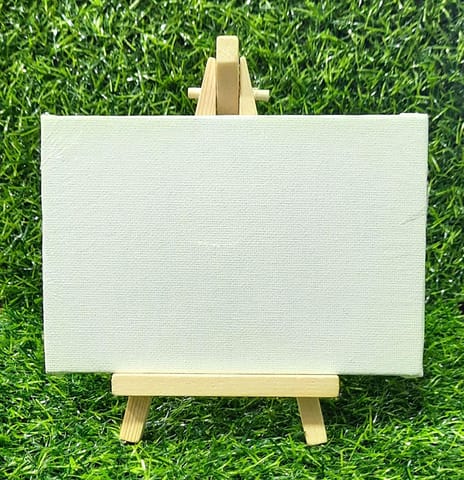 Mini Wood Display Easel Stand Natural Craft Table Stand Canvas (Pack of 5 Pcs)