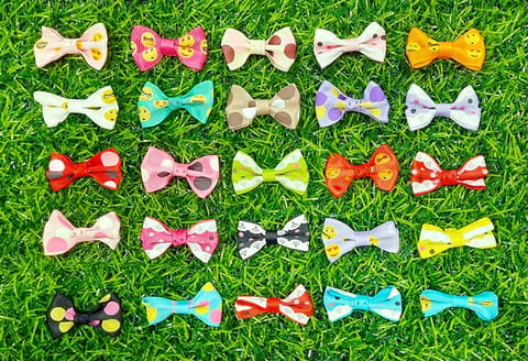 Decorative Craft Bows for Dresses, Gifts wrappings, 4 cm (Pack of 100 Pcs)