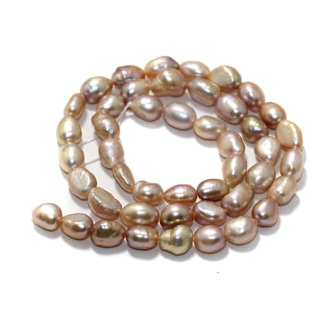 1 strand Baroque Pearls 7x5mm