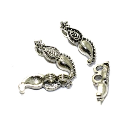 31 Pcs German Silver Earrings Components 1 Inch