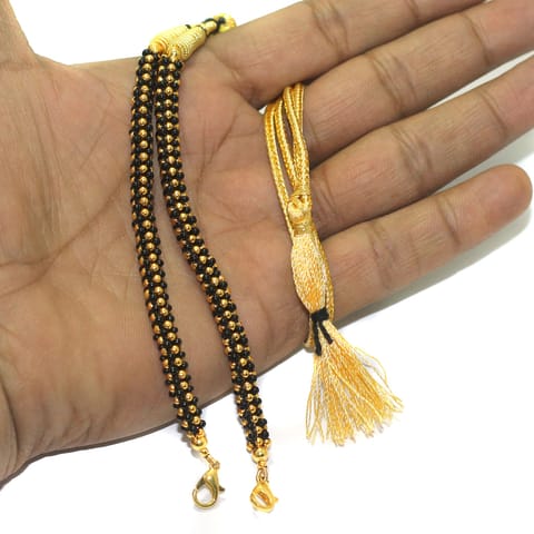 1 Pc, Metal Beads Pendant Dori Black