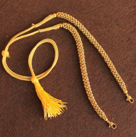 Metal Beads Pendant Dori Golden, Pack Of 1 Pc