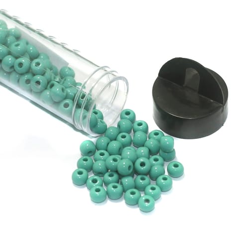 240 Pcs, 5mm Preciosa Seed Beads Opaque Turquoise 4`0