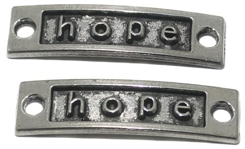 10 Pcs German Silver Hope Connectors 35x10mm