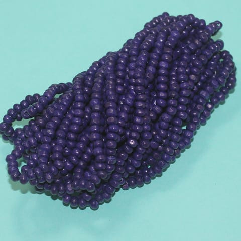 1000 Pcs,3x5mm Tyre Wooden Beads Purple