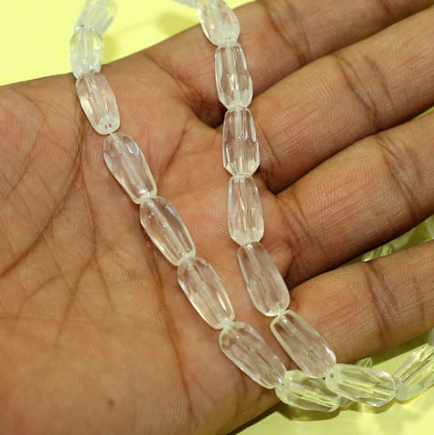 15x7mm Crystal Drop Faceted  Beads Clear 1 String