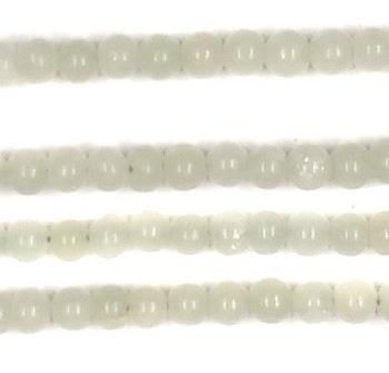 1 String Semiprecious Stone Round Beads White 5 mm