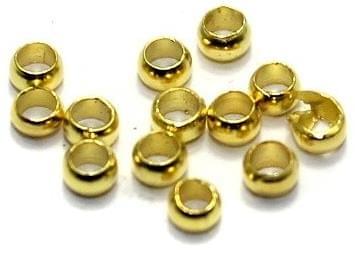720 Pcs, 2.5mm Crimp Beads Golden