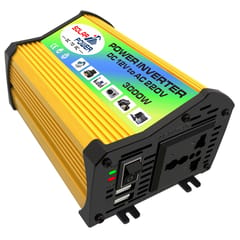 Peaks Power 3000W Modified Sine Wave Inverter High Frequency - 220V (Yellow)