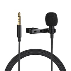 Portable 3.5mm Port Clip-On Microphone 1.5m Wire Length Mini - 1