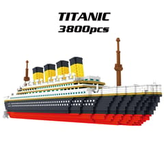 9913 Model Titanic Atomic Building Blocks Kit 3800pcs Gift