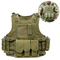 Outdoor Molle Tactical Vest Adjustable Military Gear Load