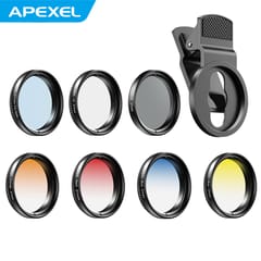 APEXEL APL-37UV-7G Professional 7in1 Phone Graduated Lens