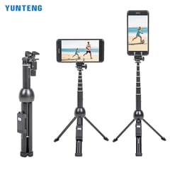Yunteng 2 in 1 Portable Foldable Phone Selfie Stick Tripod