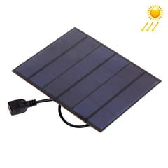 Portable Outdoor Sports Necessity 3.5W 5V A-grade Monocrystalline Silicon Solar Panel Charger with Standard USB Charging Cable for Mobile Phones & Digital Camera & MP3 & MP4 & iPad and other 5V USB Interface Power Banks