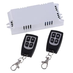 AC 85V-260V 4CH Remote Switch Learning Code Receiver + 4 Buttons Waterproof Remote Control 315MHz Transmitter