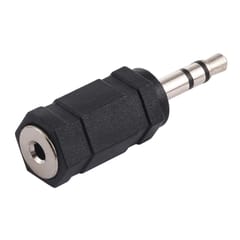 3.5mm Male to 2.5mm Female Audio Adapter (Black)