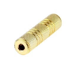 Gold Plated 3.5mm Female to 3.5mm Stereo Jack Adaptor Socket Adapter