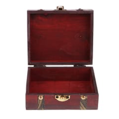 Chinese Retro Vintage Style Wooden Jewelry Box Necklace Storage Box Case