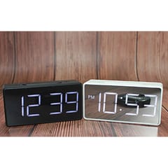 Led Digital Alarm Clock USB Port/Battery Operated Alarm Clocks Bedside Black
