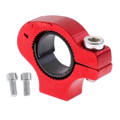 Bicycle Handlebar Water Bottle Holder Convert Adapter with 2 Screws Red