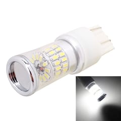 T20 Dual Wire 4.8W 480LM 6500K White Light 48 SMD 3014 LED Car Daytime Running Light Lamp Bulb for Vehicles, Constant Current, DC 12-24V
