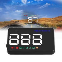 Geyiren A5 HUD 3.5 inch Car Head Up Display with GPS System, Two Mode Display, Light Sensors, KM/h MPH Speed, Compass, Speed Alarm