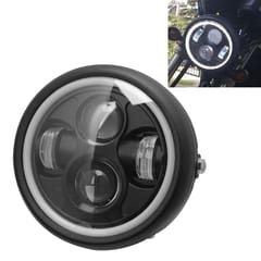 Motorcycle 5.75 inch Aperture Headlight Retro Lamp LED Light Modification Accessories