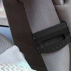 2 PCS SHUNWEI Car Safety Seat Belt Adjuster (Black)