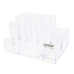 Office Acrylic Clear Desk Accessories Organizer Caddy Supply Storage