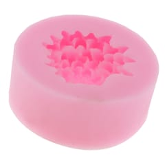 Fashion Red Mold Candle Soap Cake Making Mould 8x3.5cm DIY Crafts Marking