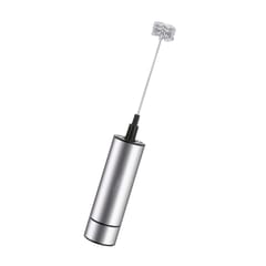 Electric Handheld Milk Frother Triple Spring Whisk Head Coffee Maker Tool