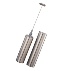Electric Handheld Milk Frother Single Spring Whisk Head Coffee Maker Tool