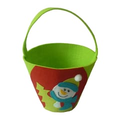 Merry Christmas Candy Treat Bag Kids Party Gift Pouch Snack Handbag