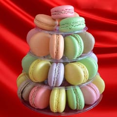 Macaron Tower Display Box Macaron Stand for French Macarons for Party 4 Tier