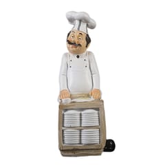 Lovely Chef Figurine Ornaments For Home Office Resturant Tabletop Decor